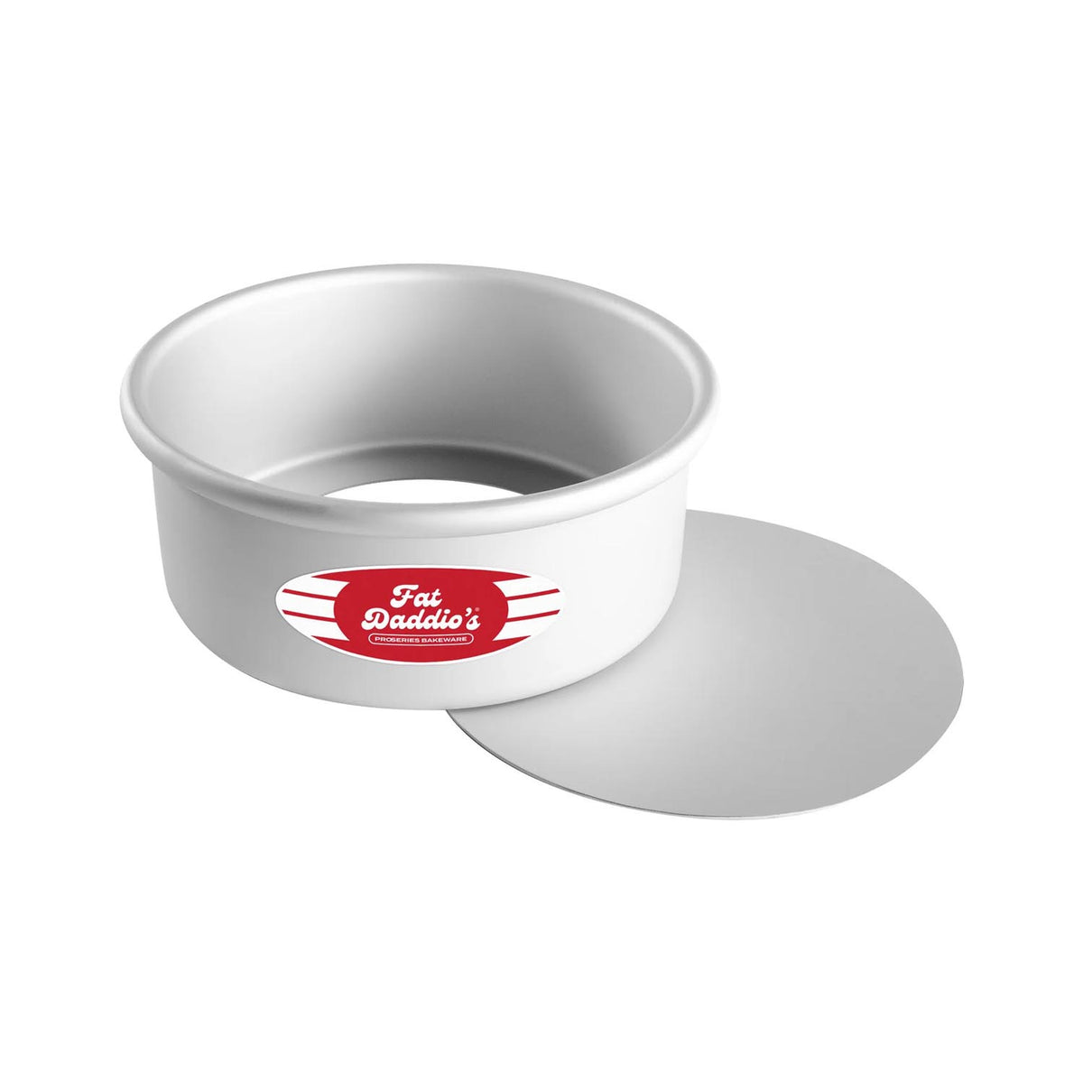 Fat Daddio's Anodized Aluminum Round Cheesecake Pan with Loose Bottom, 7" Dia. x 3" Deep