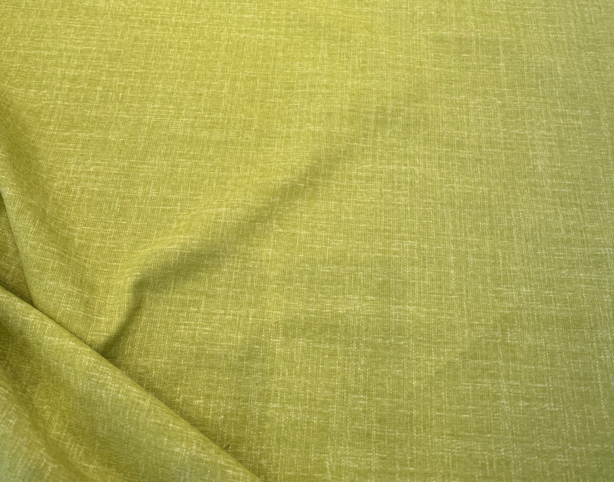 Bali Citron Green Lime Soft-Touch Chenille Upholstery Drapery Fabric - Citron Green Lime, Textured Woven, 56" Width (By The Yard)
