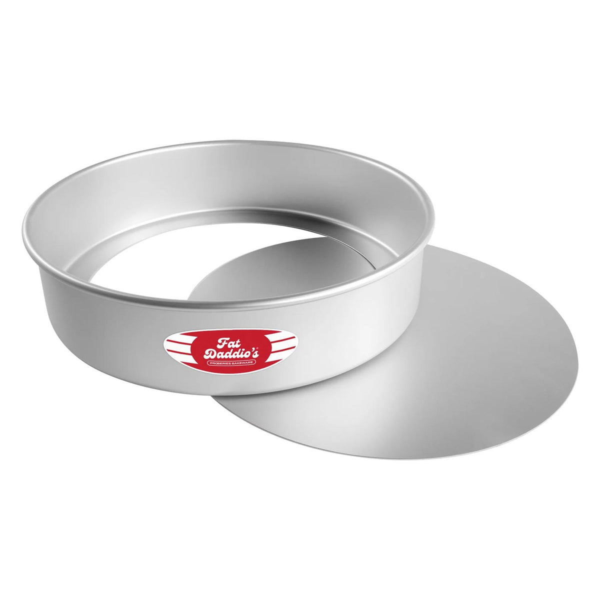Fat Daddio's Anodized Aluminum Round Cheesecake Pan with Loose Bottom, 12" Dia. x 3" Deep