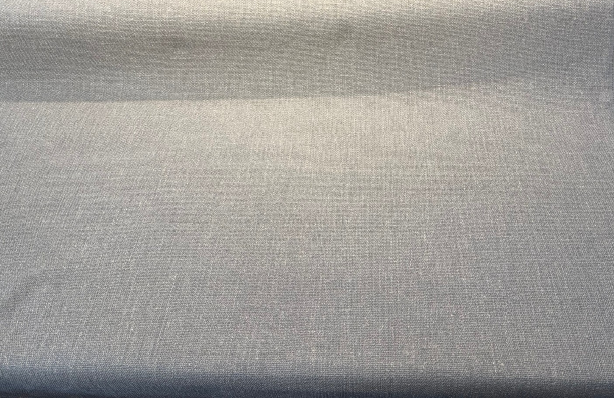 Culp Lovegood Chenille Upholstery Fabric - Gray Smoke, 54" Width, Railroaded (1 Yard)