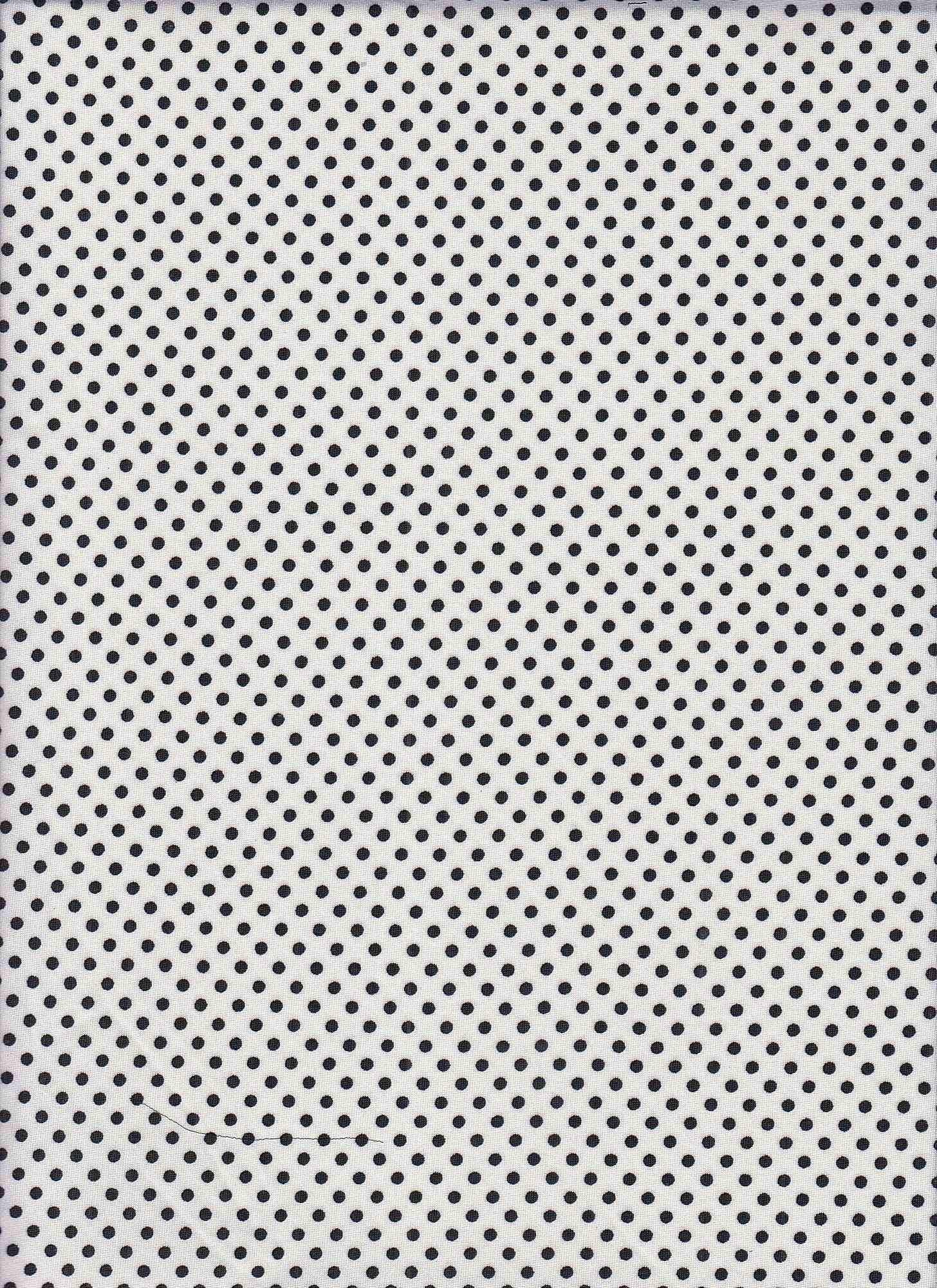 1 Yard DTY Dot Print Knit Fabric, 58/60? Wide Polyester Spandex Blend