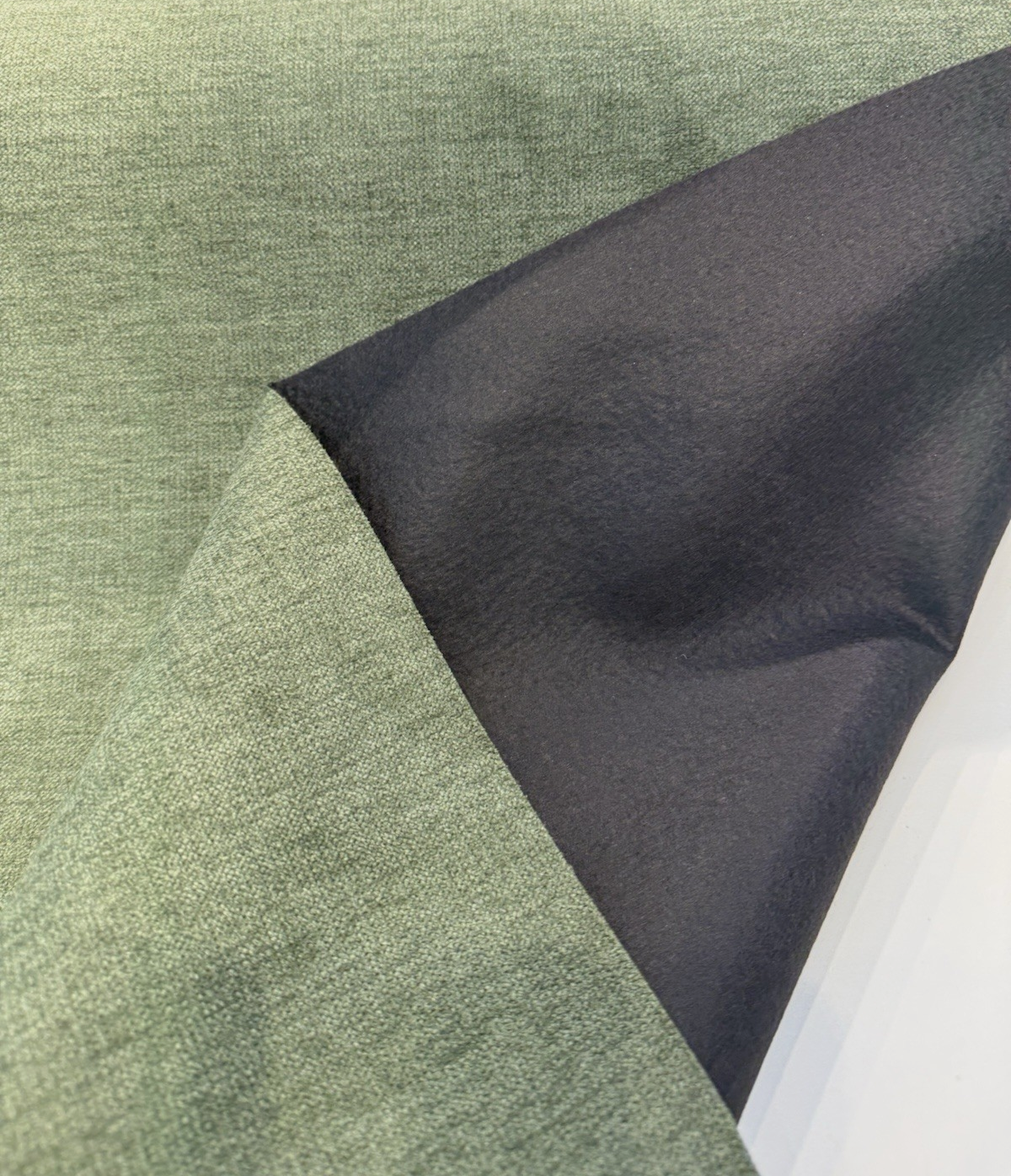 Fabricut Sensation Spinach Green Polyester Fabric - Spinach Green, Tonal Texture, 54" Width (1 Yard)