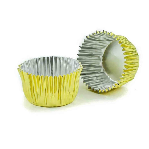 Gold Foil Candy Cups - 121 Pack