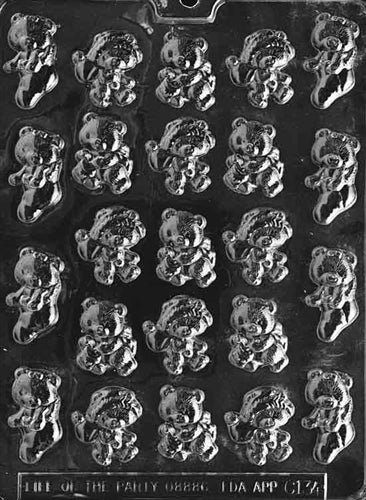 Assorted Bite-Size Bears Chocolate Mold - LPC134