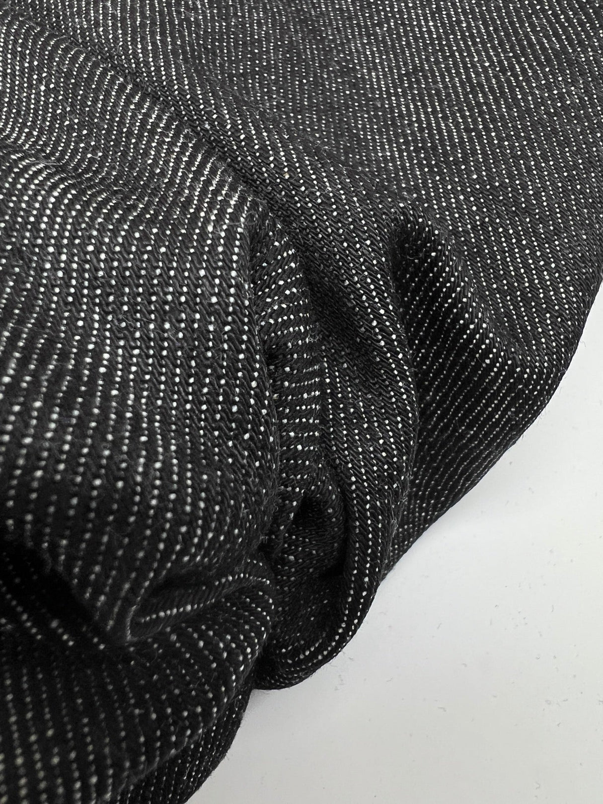 Cotton Denim Twill Gray Black