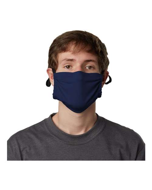 Hanes 2-Ply Cotton Pocket Face Mask, Pack of 5
