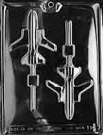 Airplane Lolly Chocolate Mold - LPK011
