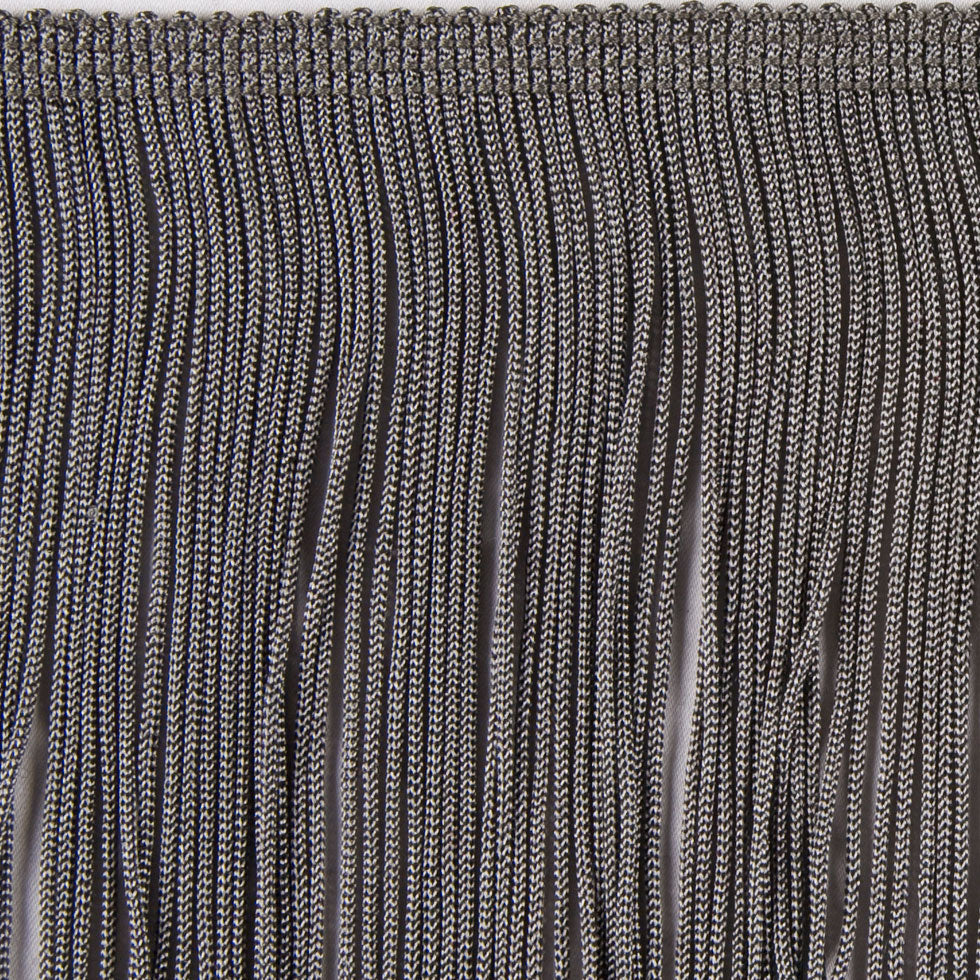 Pewter Chainette Fringe - 4"