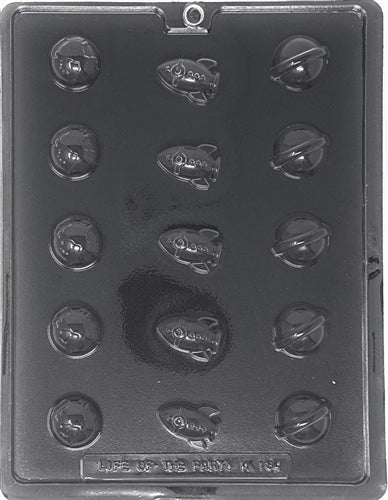Space Assortment Chocolate Mold - LPK184
