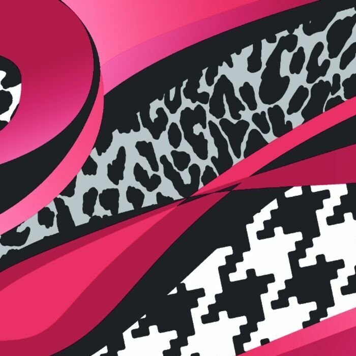 Printed Spandex Leopard Wave