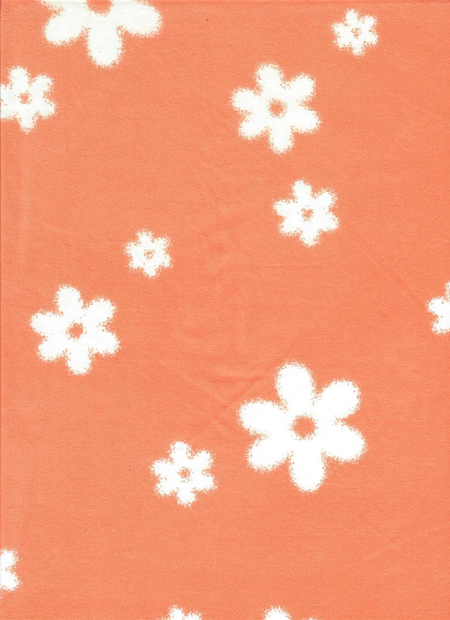 1 Yard Floral DTY Brushed Knit Fabric Soft Stretch 58/60 Inches Wide