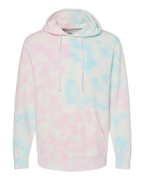 Independent Trading Co. Unisex Midweight Tie-Dyed Hooded Sweatshirt