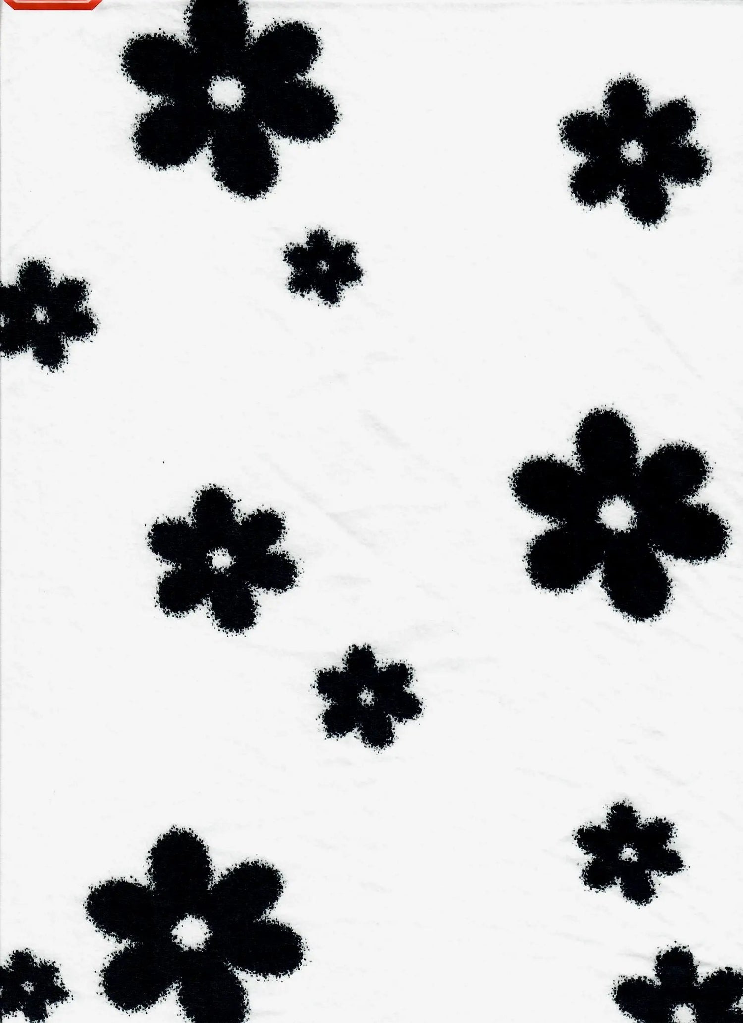 1 Yard Floral DTY Brushed Knit Fabric Soft Stretch 58/60 Inches Wide