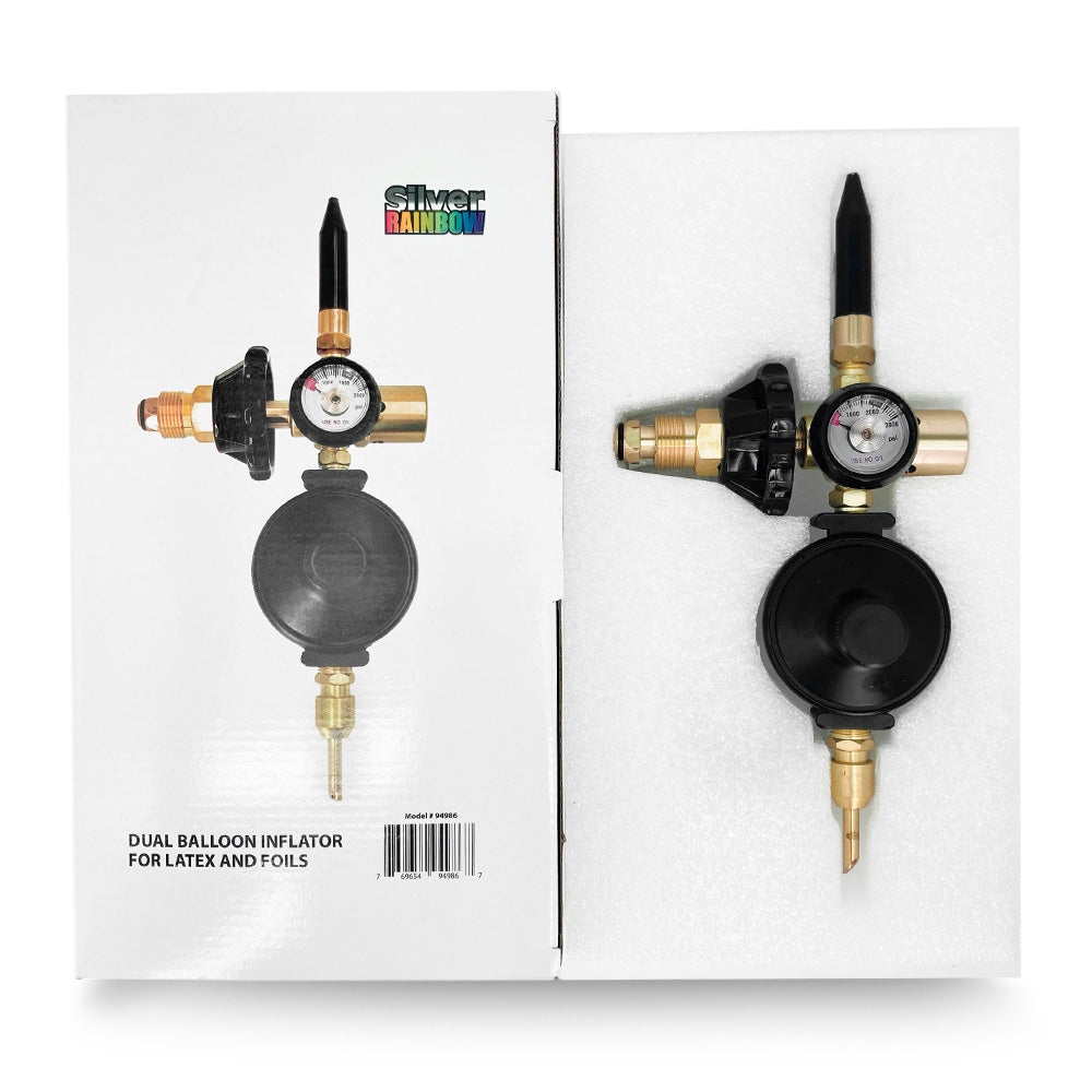 Balloon Inflator Dual Latex and Foil Gauge