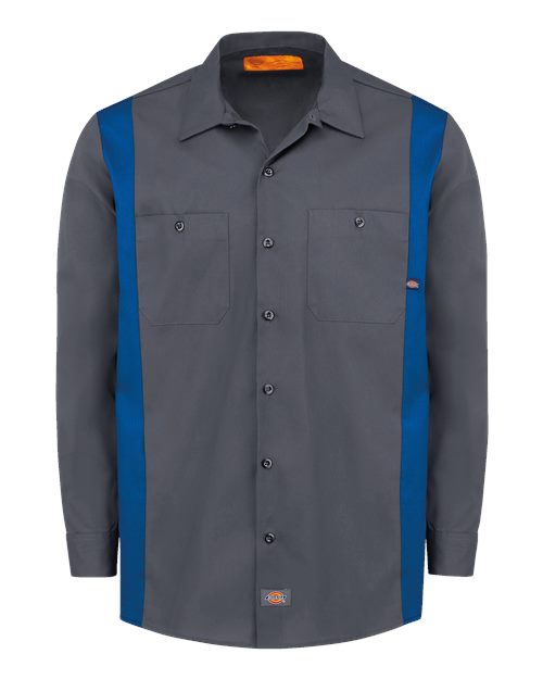 Dickies Men's Industrial Colorblocked Long Sleeve Shirt