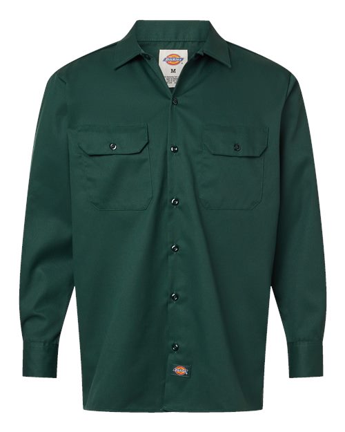 Dickies Men's Tall Long Sleeve Work Shirt