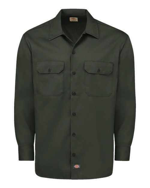 Dickies Men's Tall Long Sleeve Work Shirt