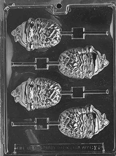 Smiling Santa Lolly Chocolate Mold