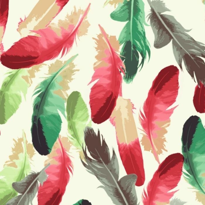 Printed Spandex Eagle Animal Graphic