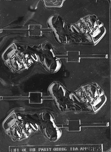 Pup In Stocking Lolly Chocolate Mold - LPC153
