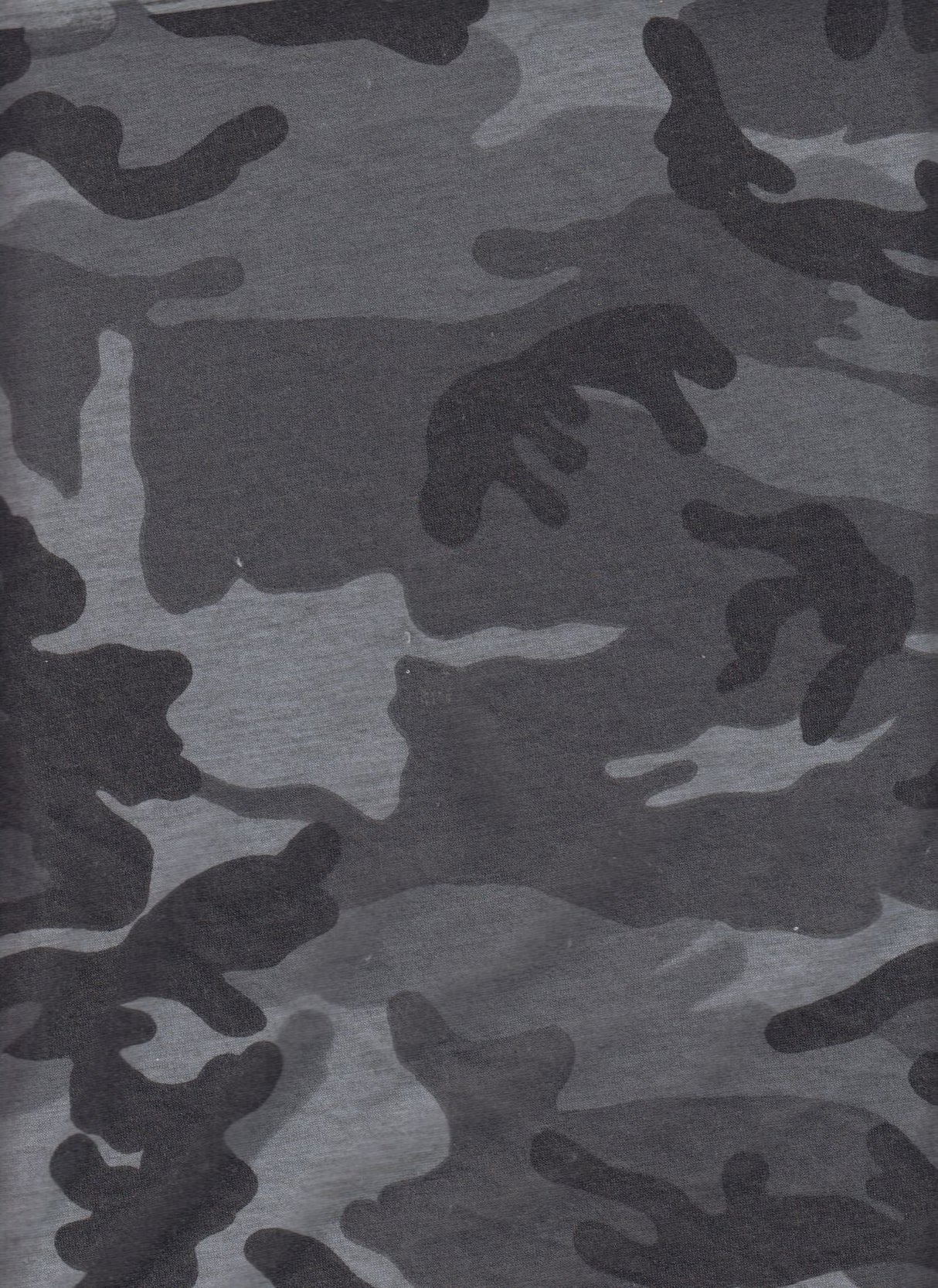 Camouflage Stretch French Terry Knit Fabric
