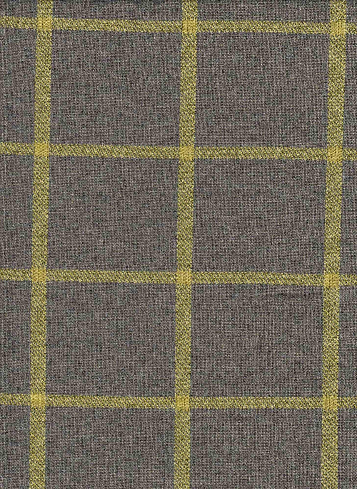 1 Yard Charcoal Double Knit Jacquard Window Pane Yarn Dyed Plaid Fabric 58/60" Wide