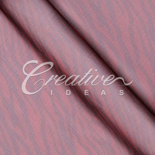 58" Organza Zebra Sheets - 3 Yards (Red/Black)