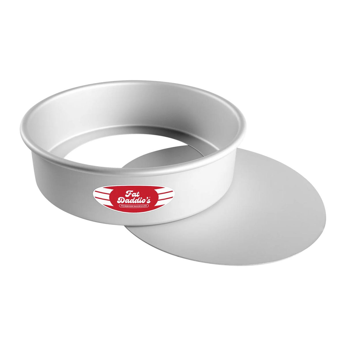 Fat Daddio's Anodized Aluminum Round Cheesecake Pan with Loose Bottom, 10" Dia. x 3" Deep