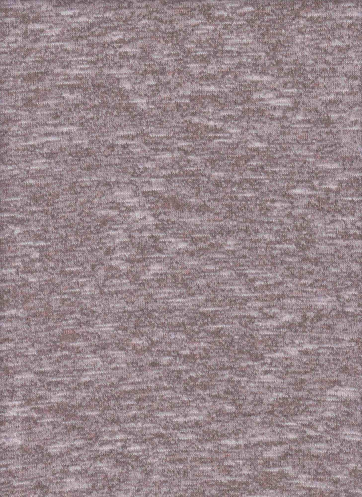 1 Yard Sweater Melange Brushed Solid Knit Fabric, 58/60'' Wide Rayon Polyester Spandex Blend