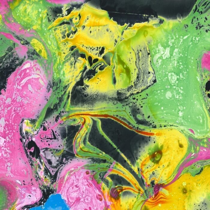 Printed Spandex Marbling Abstract Marble Fabric
