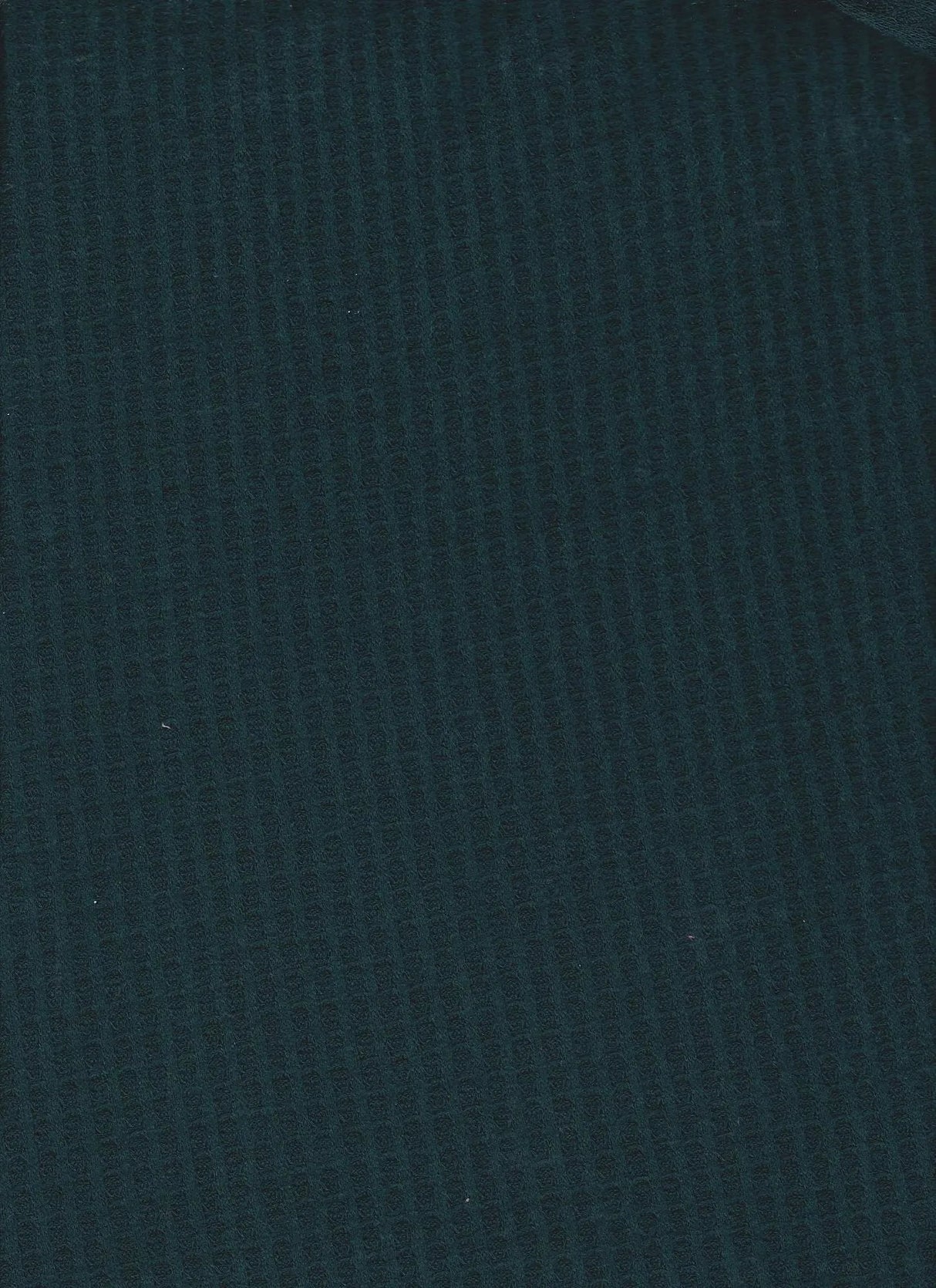 1 Yard Waffle Brushed Solid Fabric, 58/60'' Wide Polyester Rayon Spandex Blend