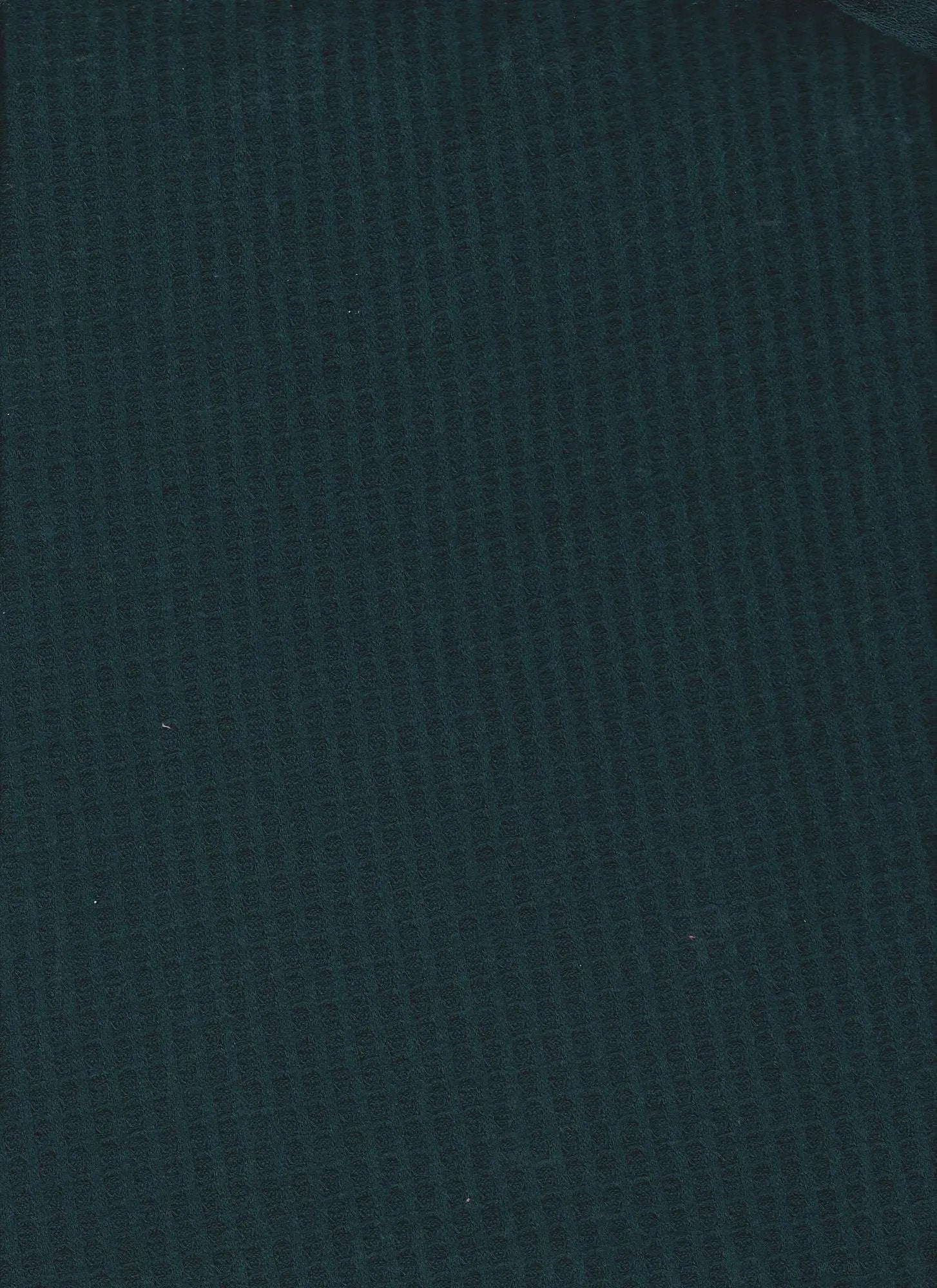 1 Yard Waffle Brushed Solid Fabric, 58/60'' Wide Polyester Rayon Spandex Blend