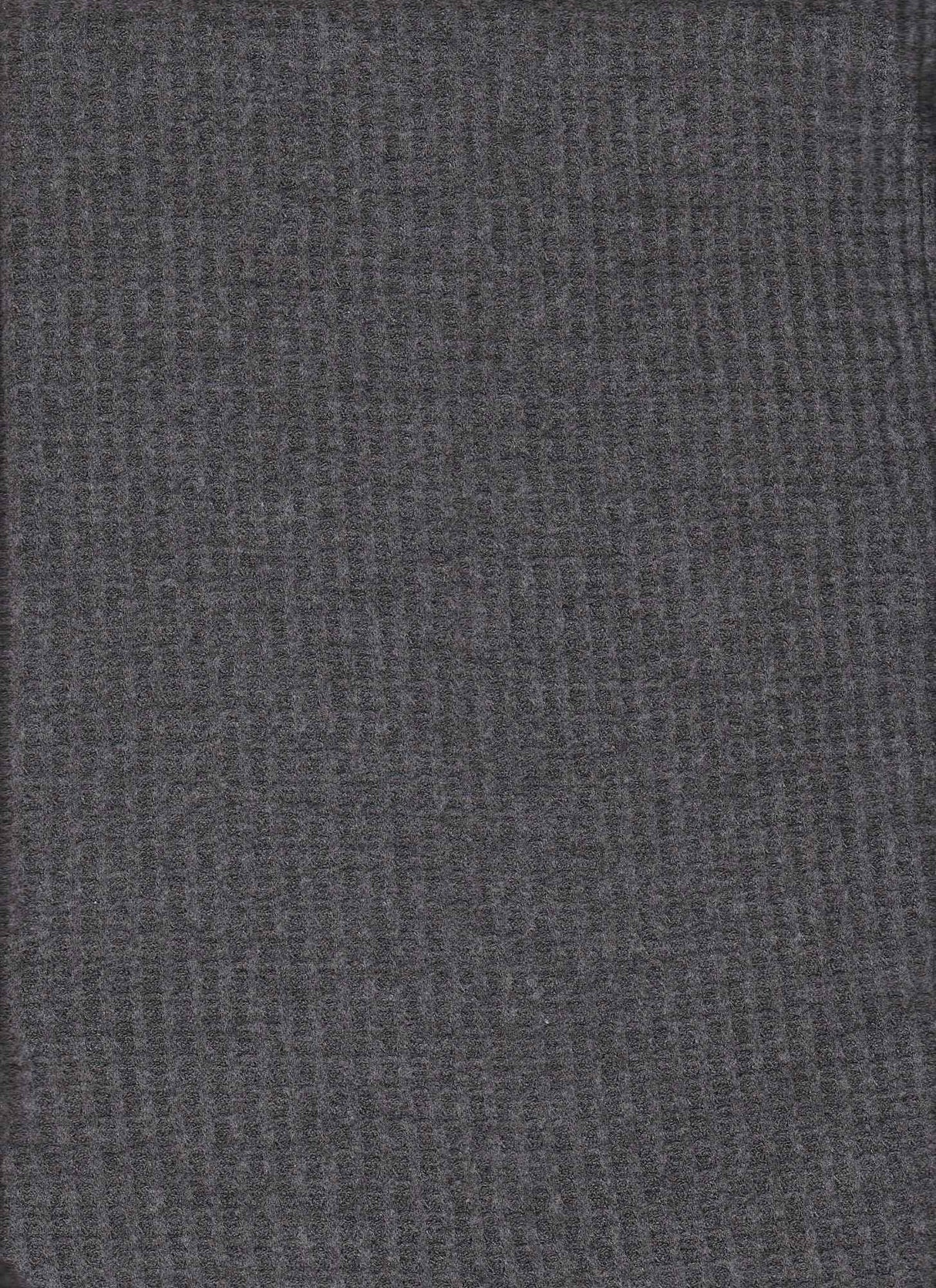 1 Yard Waffle Brushed Solid Fabric, 58/60'' Wide Polyester Rayon Spandex Blend