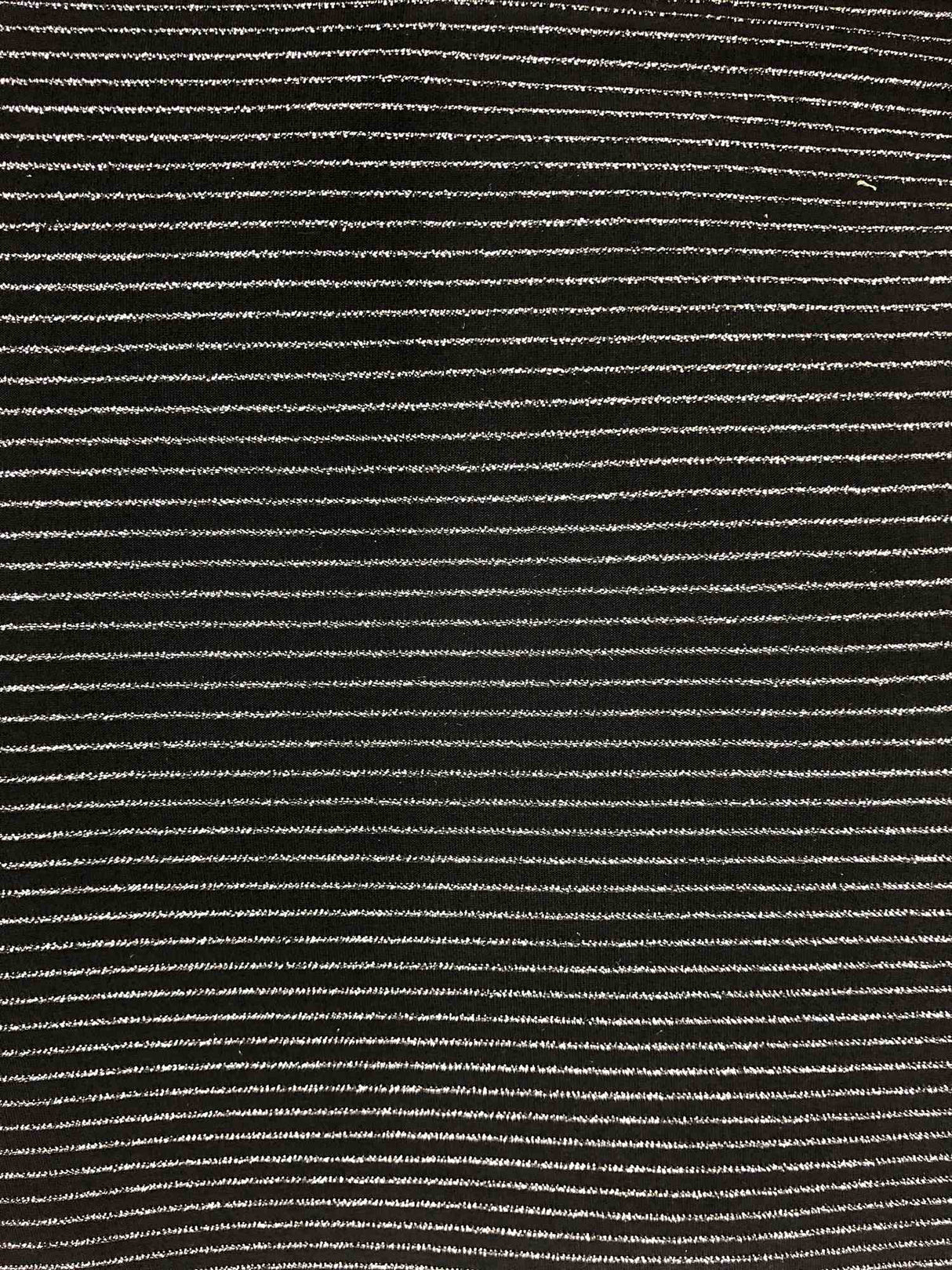 Lurex Stripe Stretch Knit Fabric