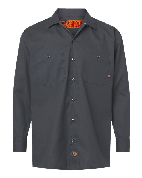 Dickies Men's Industrial Long Sleeve Work Shirt