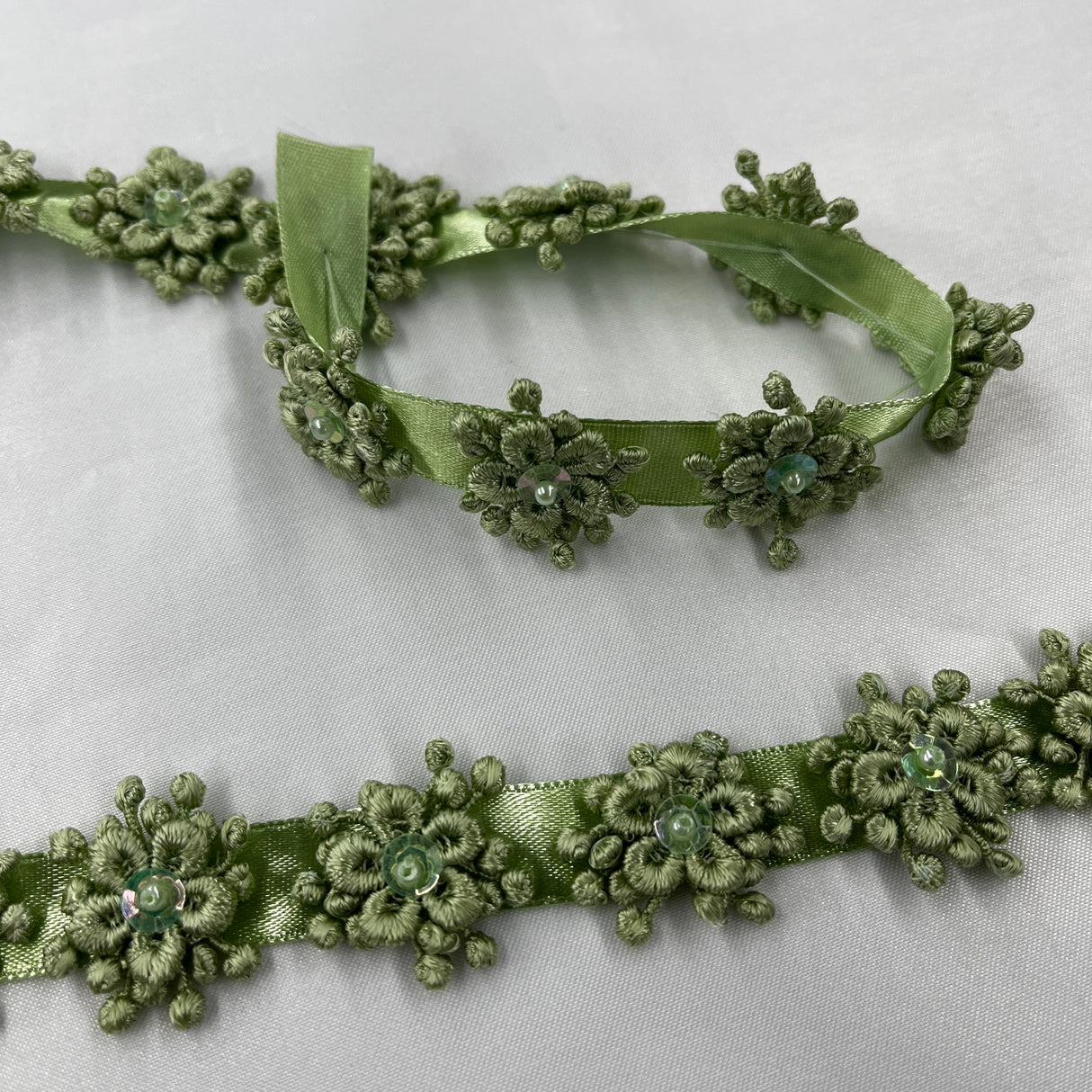 Beaded 3D Guipure Floral Lace Trimming