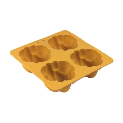 The Kosher Cook KCBW0164 Royal "Challettes" Silicone Pan, 4 Cavities