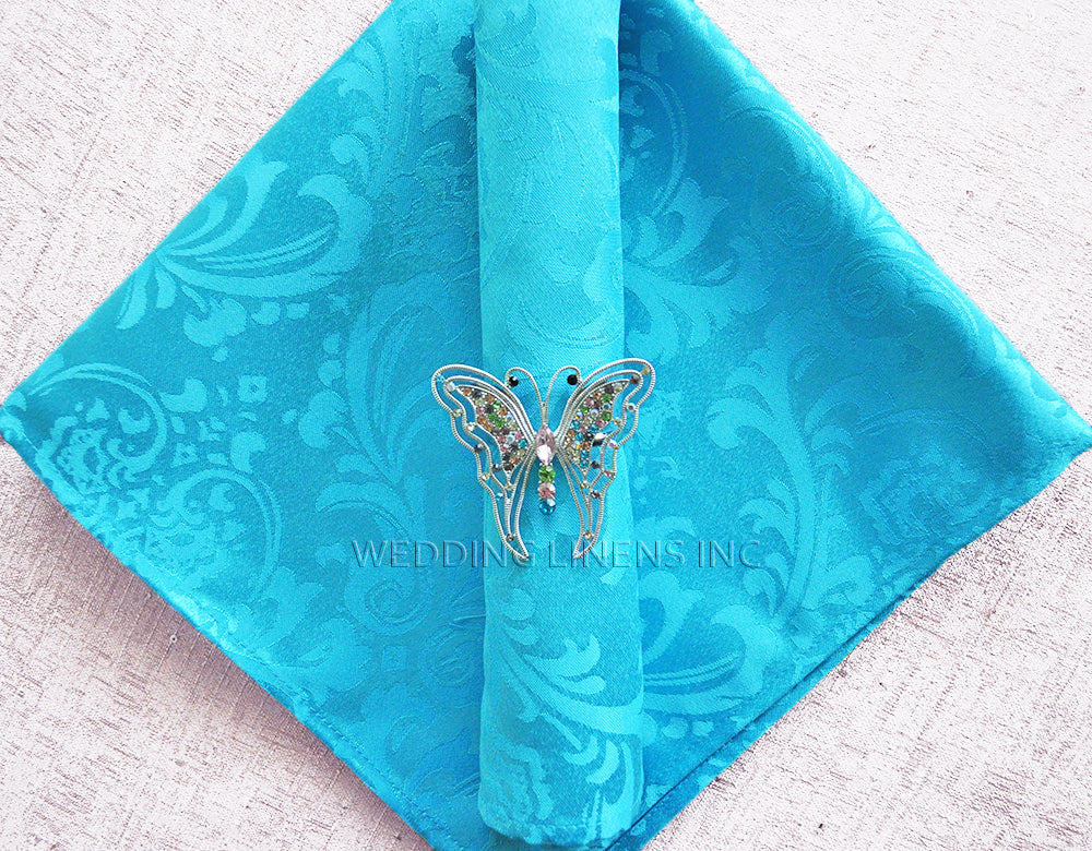 Polyester Dinner Napkin Sample 20x20 Turquoise