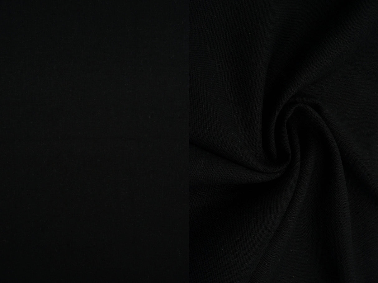 Linen Viscose Solid Woven Fabric