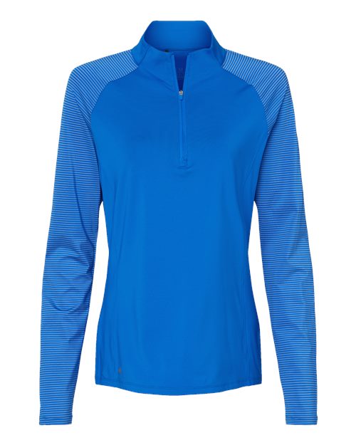 Adidas Women's Ultimate365 Lightweight Raglan Quarter-Zip Pullover