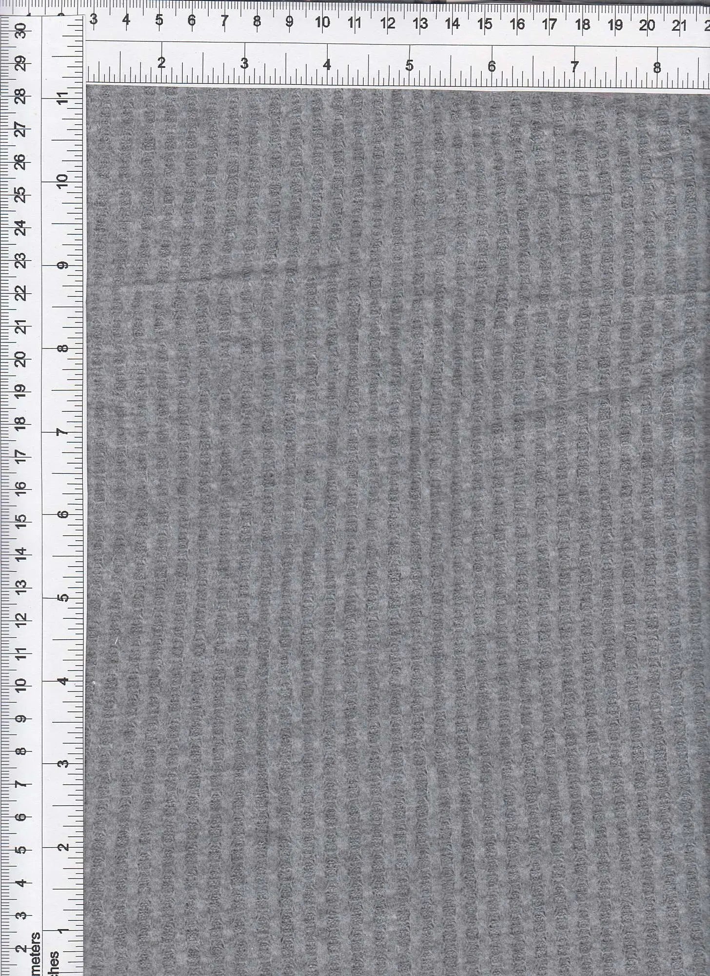1 Yard Waffle Brushed Solid Fabric, 58/60'' Wide Polyester Rayon Spandex Blend