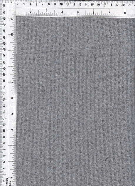 1 Yard Waffle Brushed Solid Fabric, 58/60'' Wide Polyester Rayon Spandex Blend