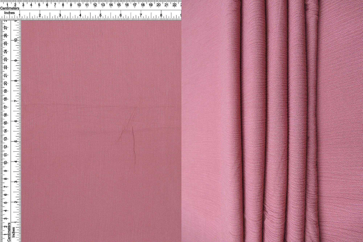 Rayon Crepon Woven Solid Fabric