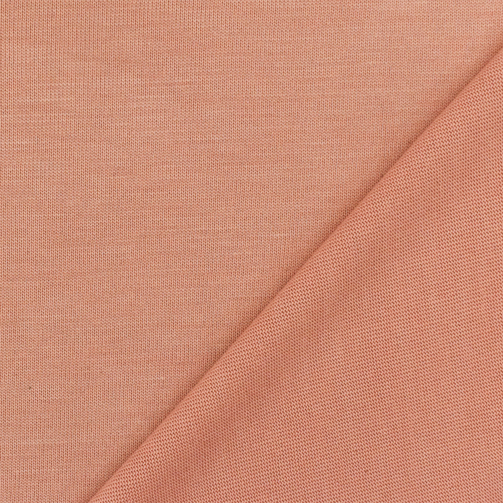 1 Yard Solid Almond Pink Stretch Jersey Knit Lightweight Matte Fabric, 60 Inches