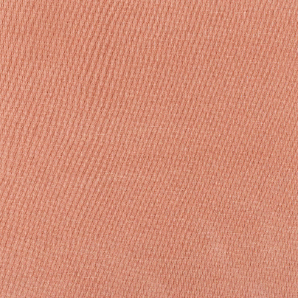 1 Yard Solid Almond Pink Stretch Jersey Knit Lightweight Matte Fabric, 60 Inches