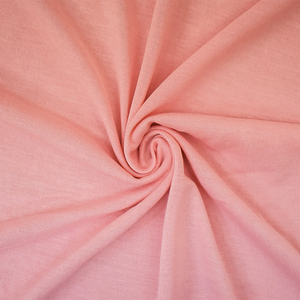 1 Yard Pastel Pink Washed Modal Poly Stretch Spandex Jersey Knit Fabric Lightweight 60 Inches Wide