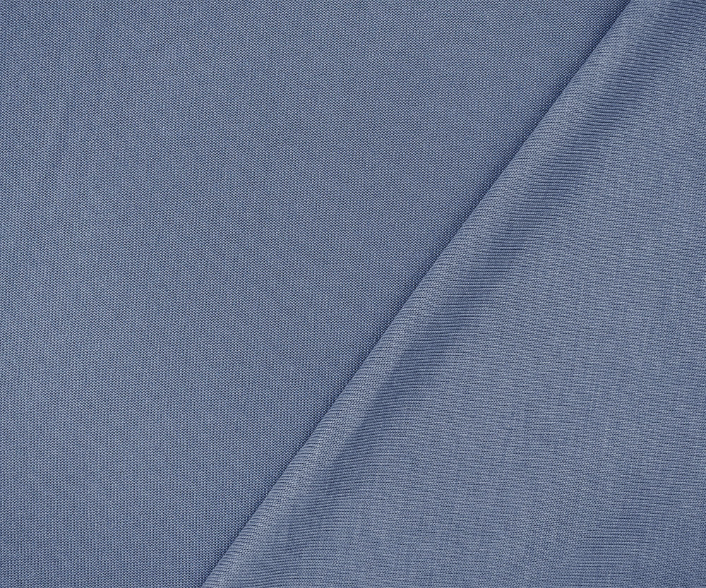 1 Yard Harbor Blue Washed Modal Polyester Spandex Jersey Knit Fabric Soft Stretchy Apparel Material 60 Inches Wide