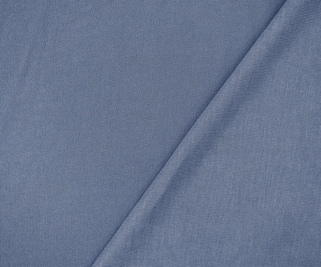 1 Yard Harbor Blue Washed Modal Polyester Spandex Jersey Knit Fabric Soft Stretchy Apparel Material 60 Inches Wide