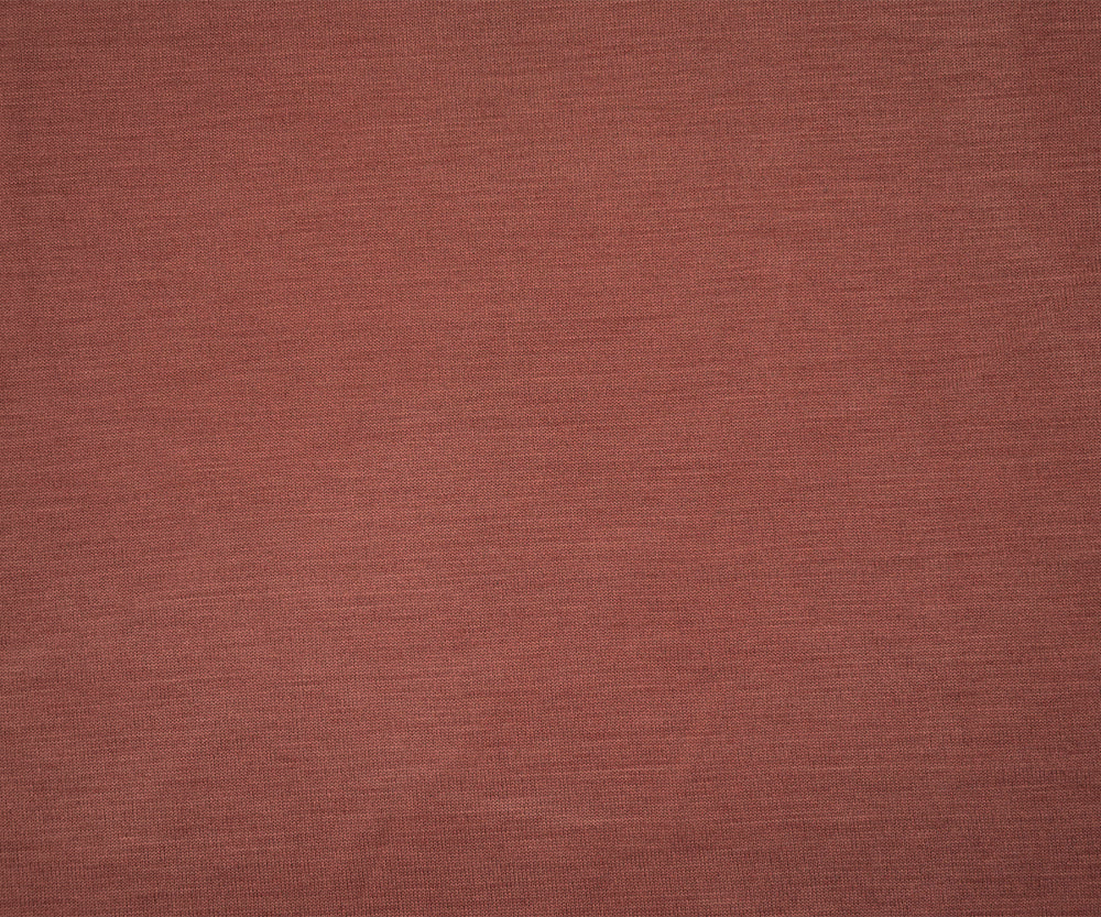 1 Yard Heather Red Modal Blend Stretch Jersey Knit Fabric Soft Brushed Face 60 Inches Wide