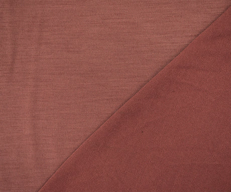 1 Yard Heather Red Modal Blend Stretch Jersey Knit Fabric Soft Brushed Face 60 Inches Wide